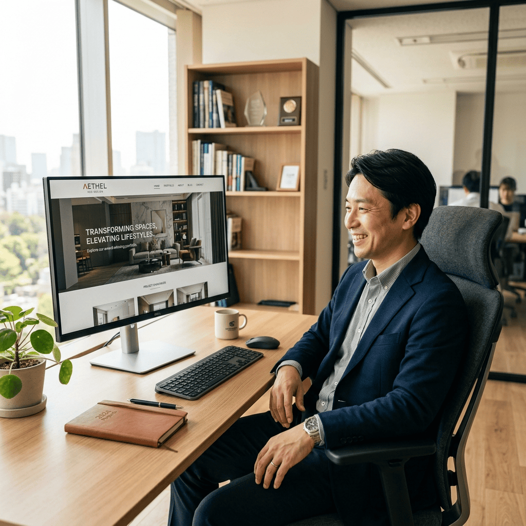 サイト納品・公開・審査URL通知のイメージ